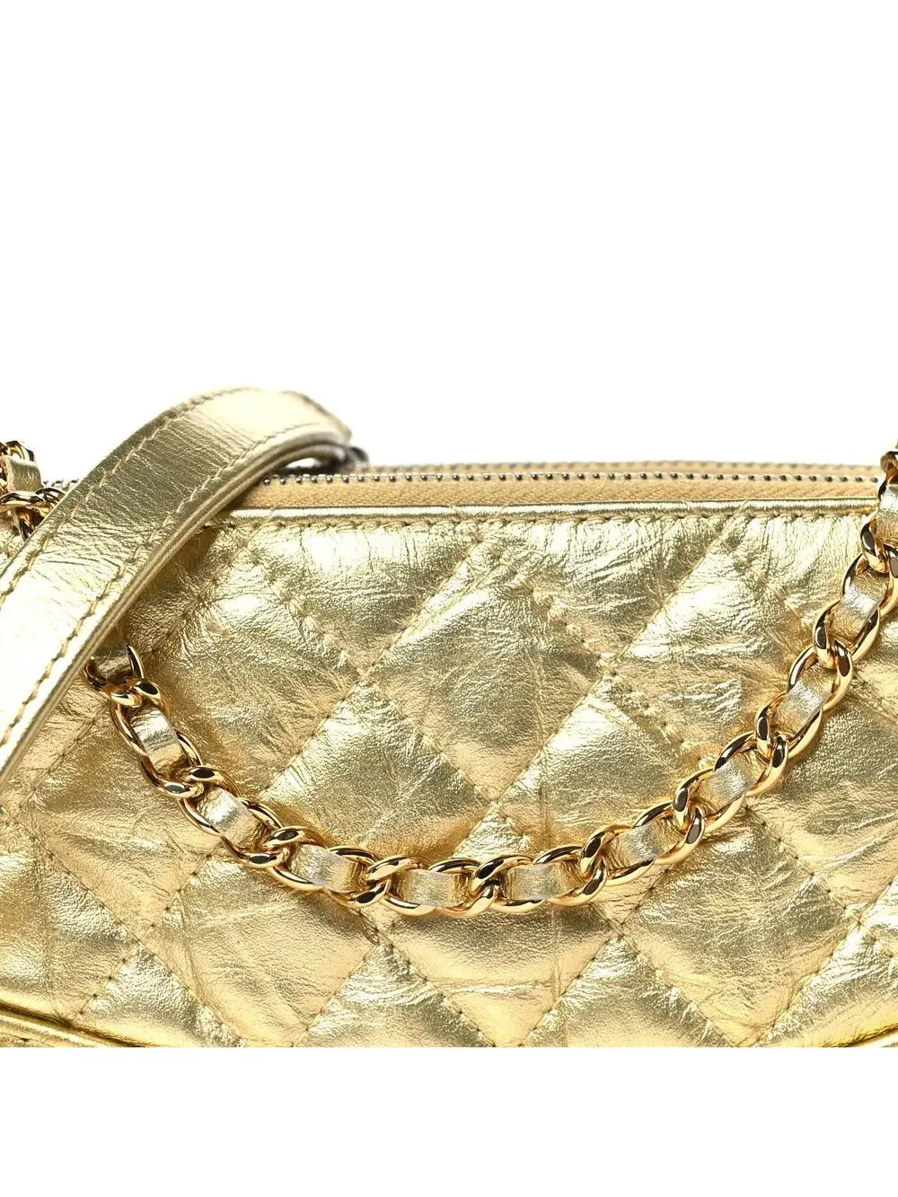 Chanel Metallic Aged Calfskin Quilted #358353C11B
